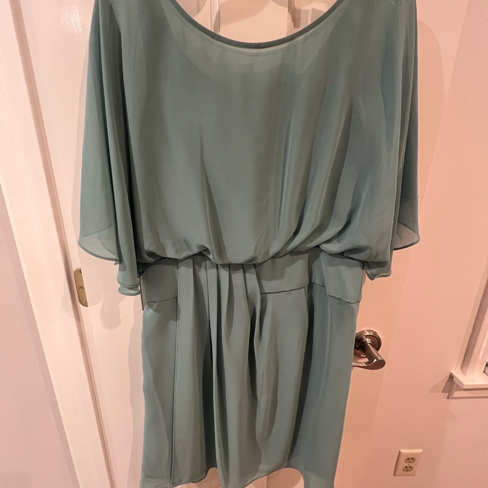 Gianni Bini Teal Satin Dress